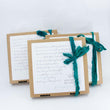 Load image into Gallery viewer, Front of Gift Boxes for Found by You with script on front to explain they have been gifted a piece of artisan fine jewellery