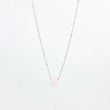 Load image into Gallery viewer, Pink gemstone and sterling silver necklace on white background