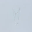 Load image into Gallery viewer, Close up of Tailwind bracelet from front, showing catch and extender chain above, against a white background