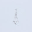 Load image into Gallery viewer, Close up of sterling silver handmade earrings from Windblown Collection