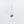 Load image into Gallery viewer, Amethyst gemstones earrings on silver satellite chain, against a white background

