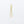 Load image into Gallery viewer, Pink gemstone and gold-plated chain earrings on white background
