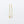 Load image into Gallery viewer, 18ct gold-plated dangle earrings with yellow and clear gemstones on a white background
