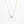 Load image into Gallery viewer, Handmade gemstone necklace with green gemstone and gold-plated satellite chain, on a white background
