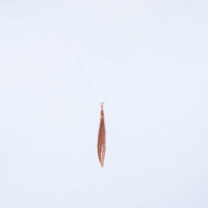 Thin Olive Leaf Necklace Found by Dawn 