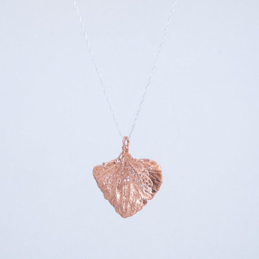 Hydrangea petal - complete Necklace Found by Dawn 