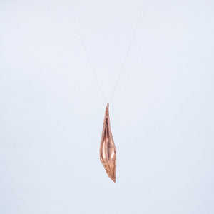 Copper coated olive Necklace Found by Dawn 