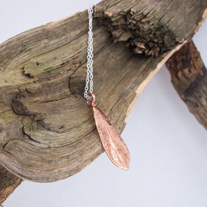 Textured ash Necklace Found by Dawn 