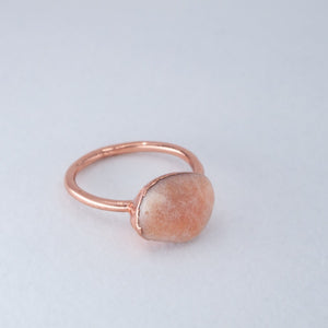 Blush pebble Ring Found by Dawn 