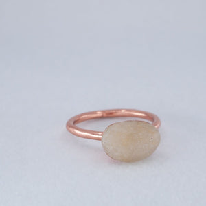 Pebble pearl Ring Found by Dawn 